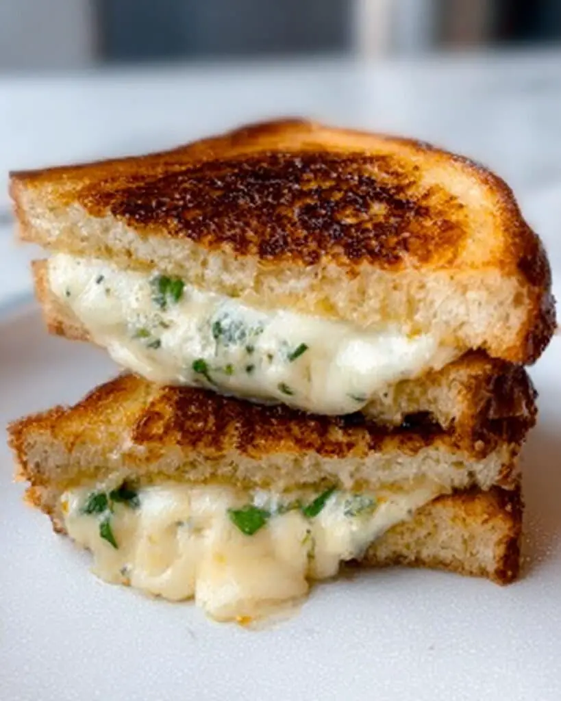 Perfect Grilled Cheese Sandwich with Melted Cheese and Crispy Bread Recipe