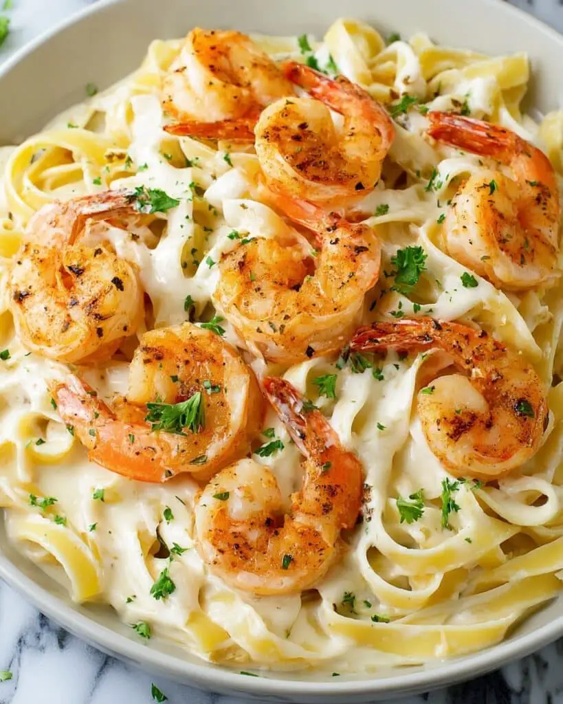Creamy Shrimp Alfredo Pasta Recipe