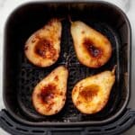 Air Fryer Pears with Cinnamon and Maple Syrup Recipe