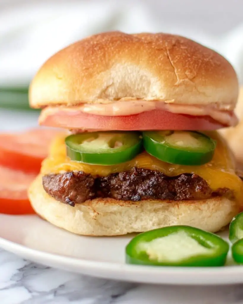 Jalapeño Cheeseburger Sliders with Spicy Mayo Recipe