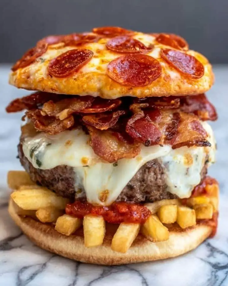 Frozen Pizza Burgers Recipe