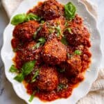 Turkey Meatballs with Tomato Sauce Recipe
