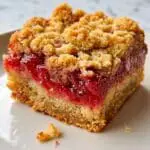 Strawberry Rhubarb Bars Recipe