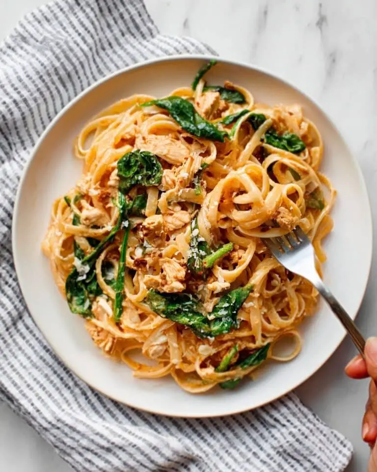 Pumpkin Pasta with Garlic and Spinach Recipe