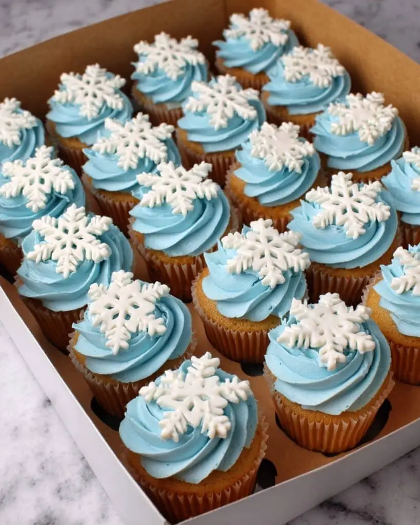 Snowflake Cupcakes Recipe