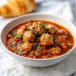 Turkey Meatball Soup with Vegetables and Pasta Recipe
