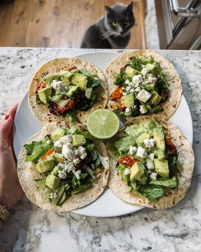 Roasted Vegetable Tacos Recipe