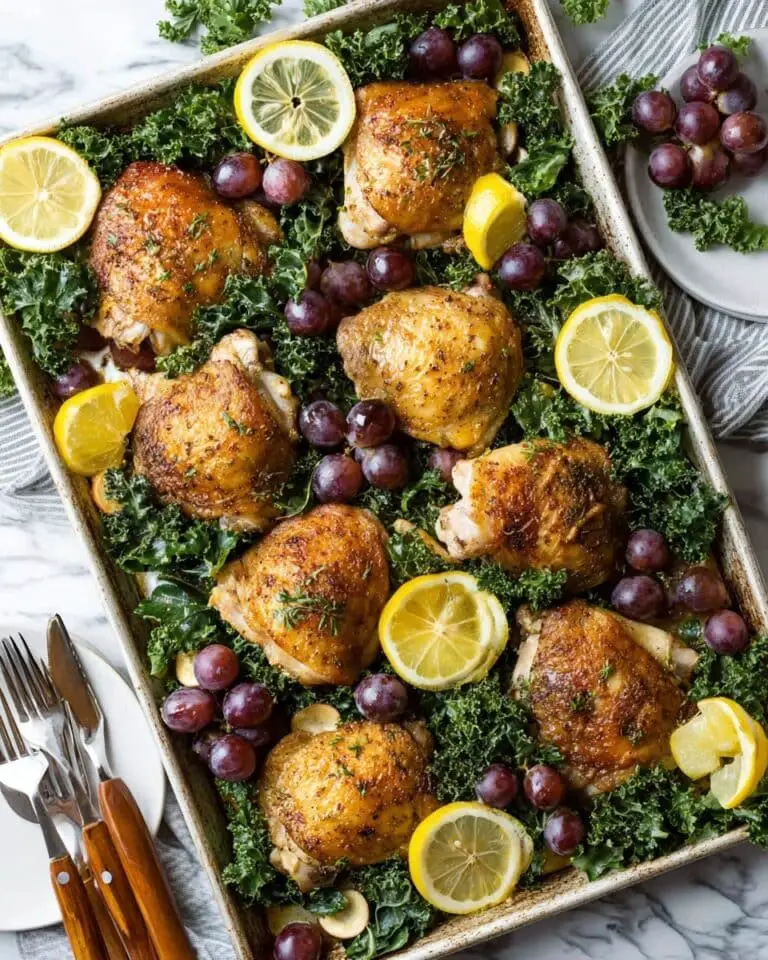Sheet Pan Lemon-Rosemary Chicken with Potatoes Recipe