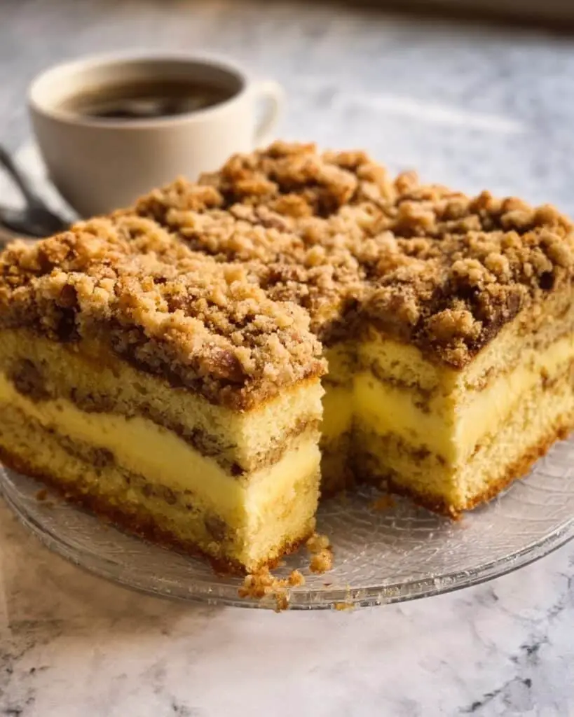 Cinnamon Swirl Coffee Cake with Streusel Topping Recipe