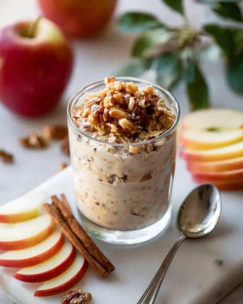 Cinnamon Apple Pie Overnight Oats Recipe
