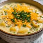 Cheddar Garlic Herb Potato Soup Recipe
