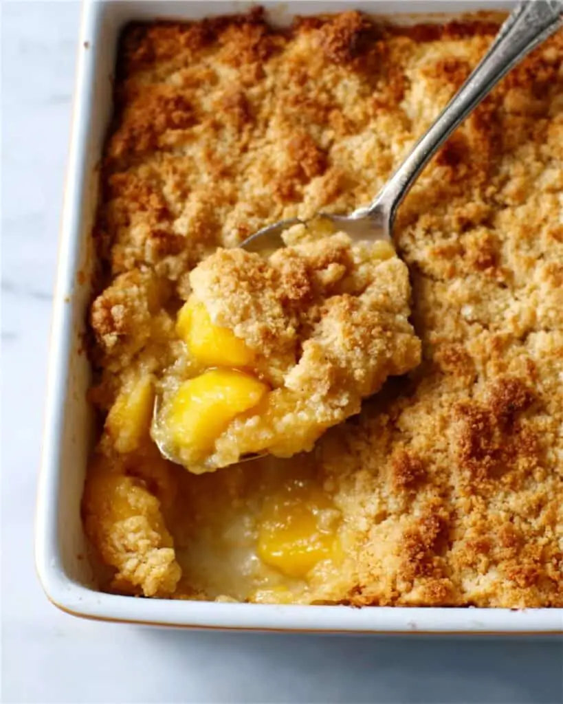 Homemade Peach Cobbler Recipe