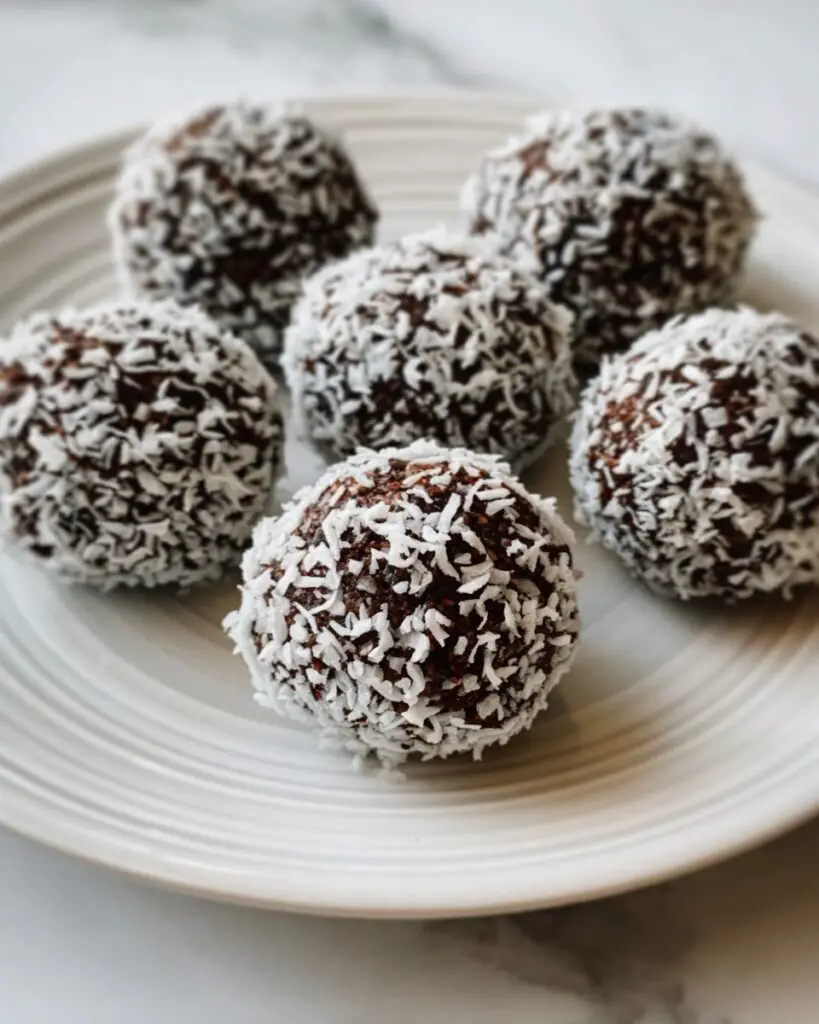 Coconut Bites with Chocolate and Pistachios Recipe