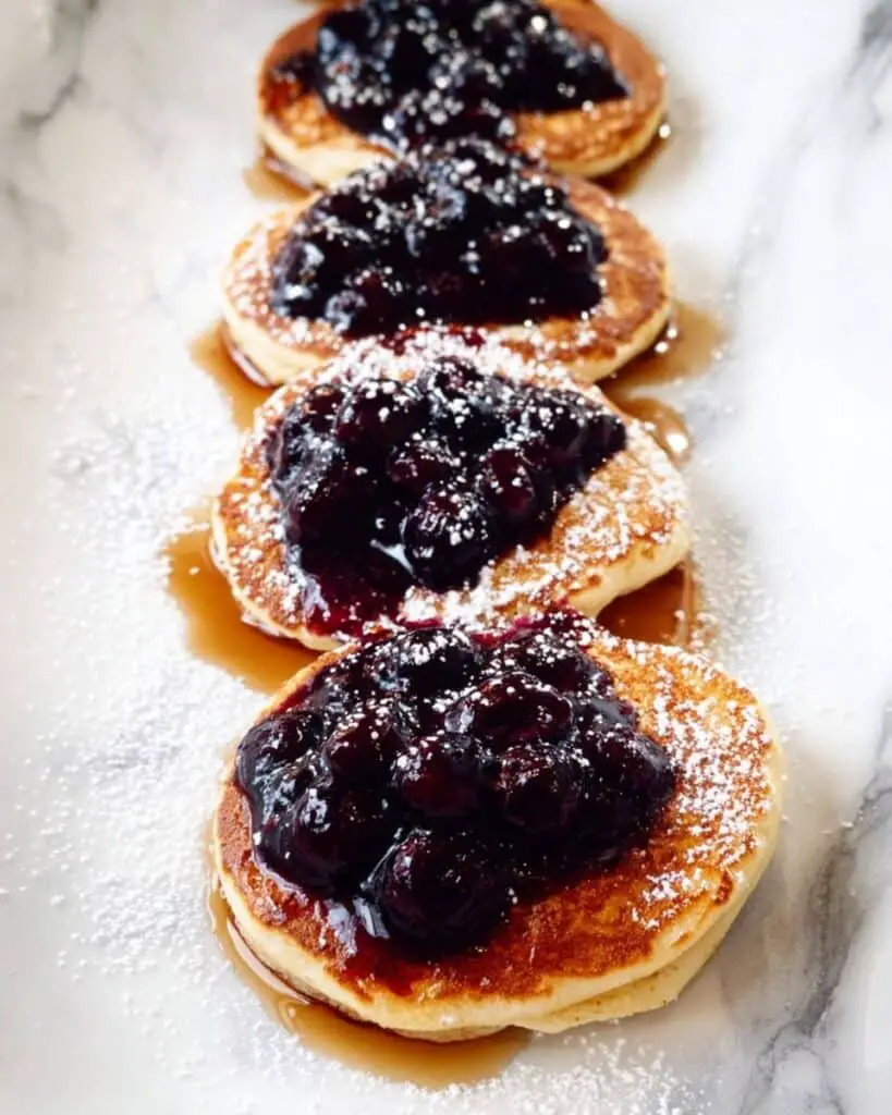 Cottage Cheese Blueberry Pancakes Recipe