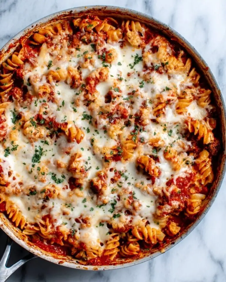 Chicken Parmesan Pasta Skillet Recipe