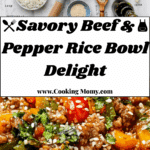 Beef and Pepper Rice Bowl Recipe