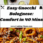 Easy Gnocchi Bolognese Recipe