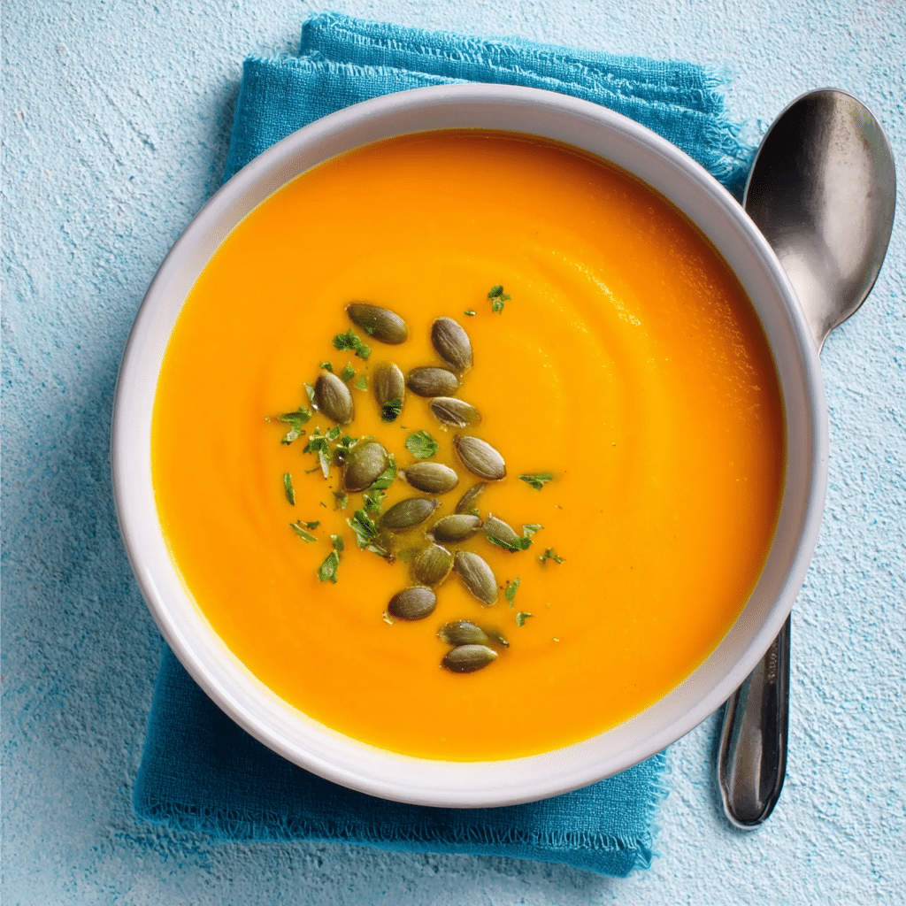 Spiced Pumpkin and Apple Soup Recipe - Recipe Image