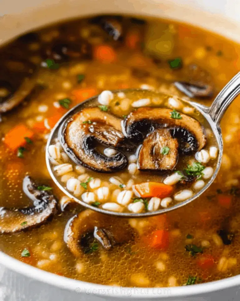 Mushroom Barley Soup Recipe