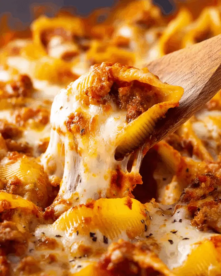 Ricotta Beef Stuffed Pasta Shells Recipe