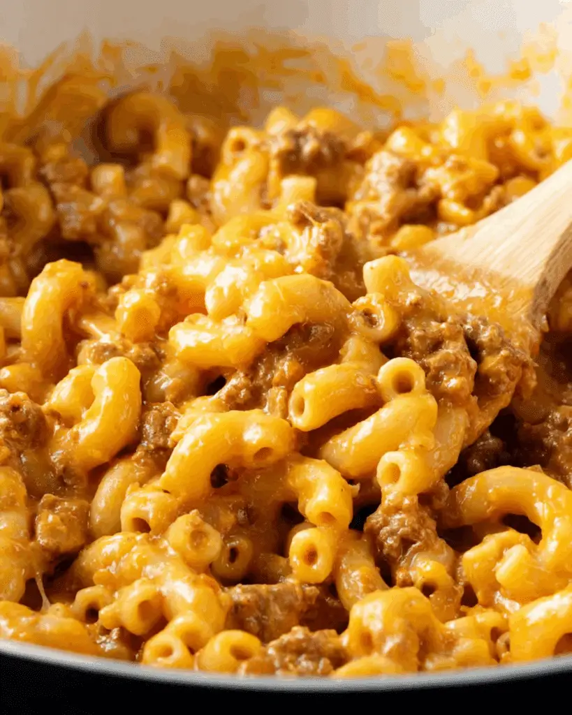Homemade Cheesy Hamburger Helper Recipe