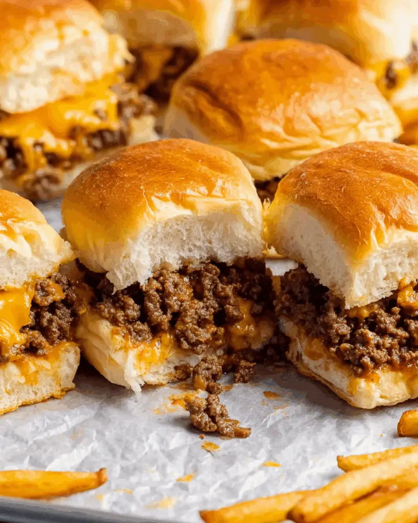 Beef Cheeseburger Pull-Apart Sliders Recipe