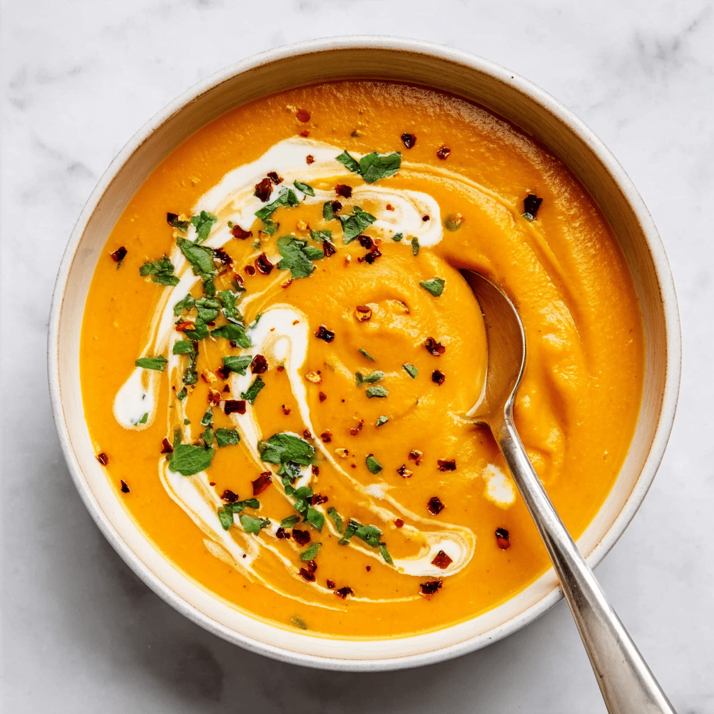 Hearty Lentil and Carrot Soup Recipe - Recipe Image