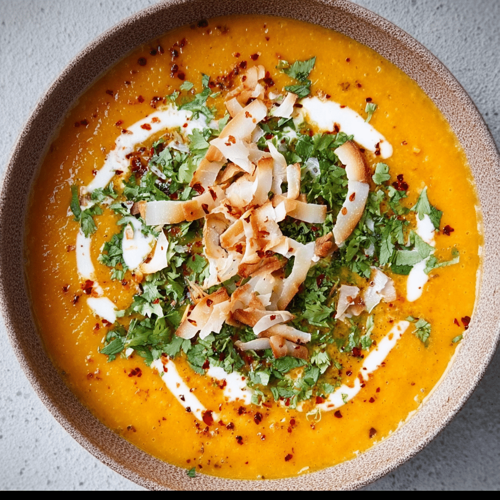Sweet Potato and Coconut Soup Recipe - Recipe Image