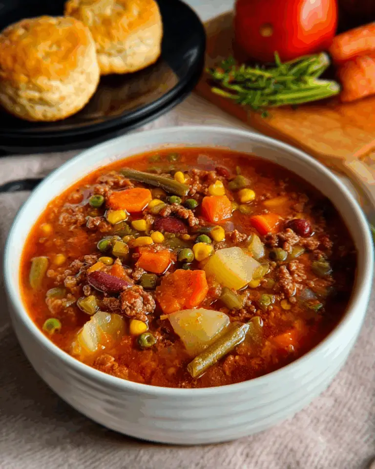 Rustic Beef and Vegetable Soup Recipe