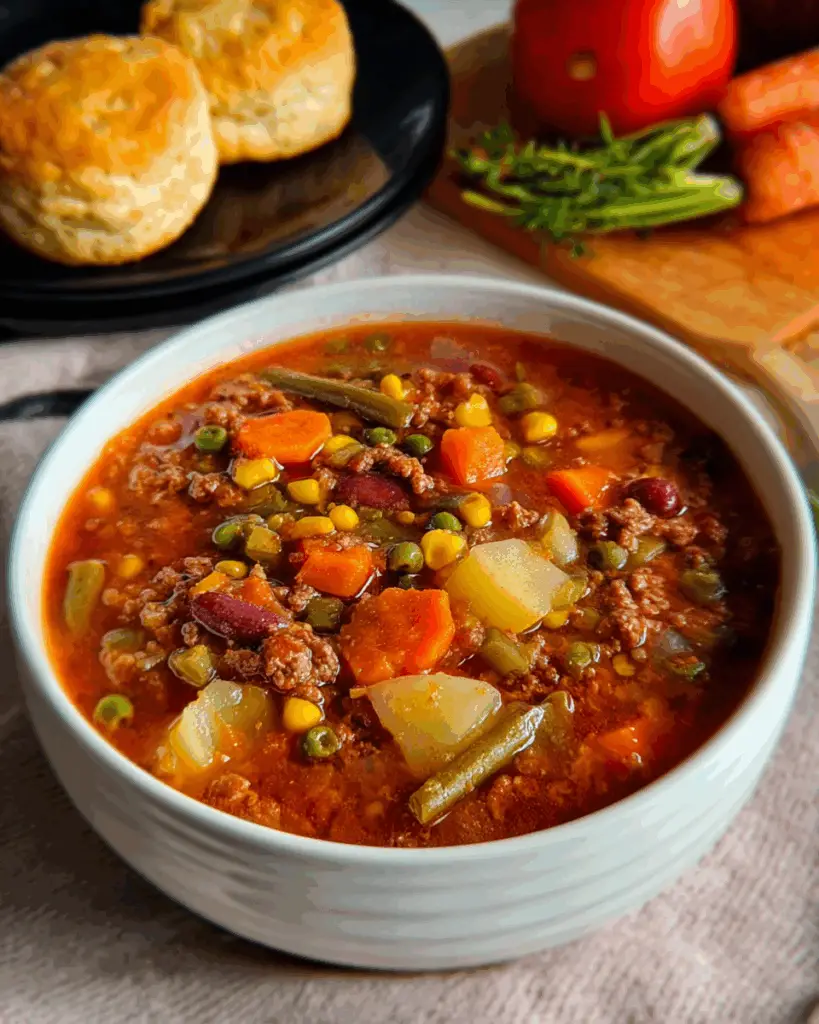 Rustic Beef and Vegetable Soup Recipe
