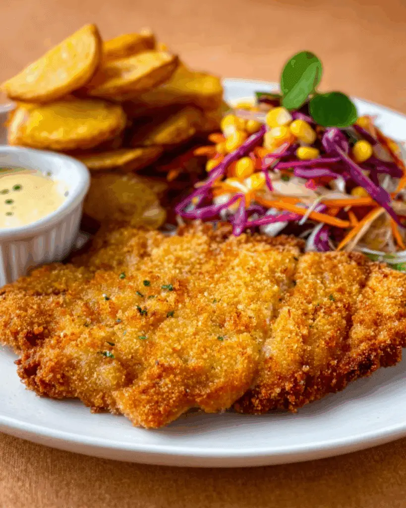 Crispy Baked Chicken Schnitzel Recipe