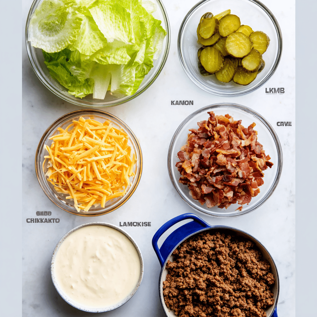 Big Mac Salad Recipe - Recipe Image