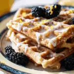 Lemon Vanilla Waffle French Toast Recipe
