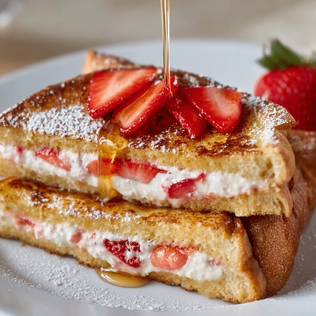 Strawberry Stuffed French Toast Recipe - Recipe Image