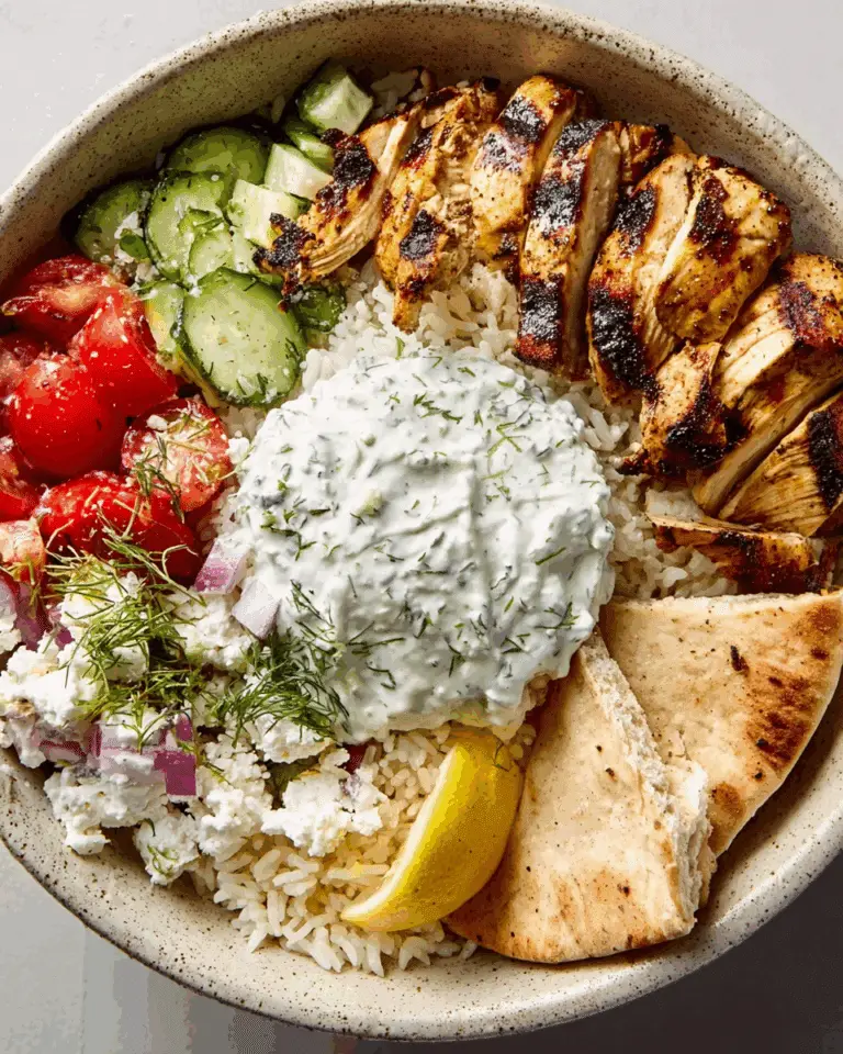 Greek-Style Chicken Tzatziki Recipe
