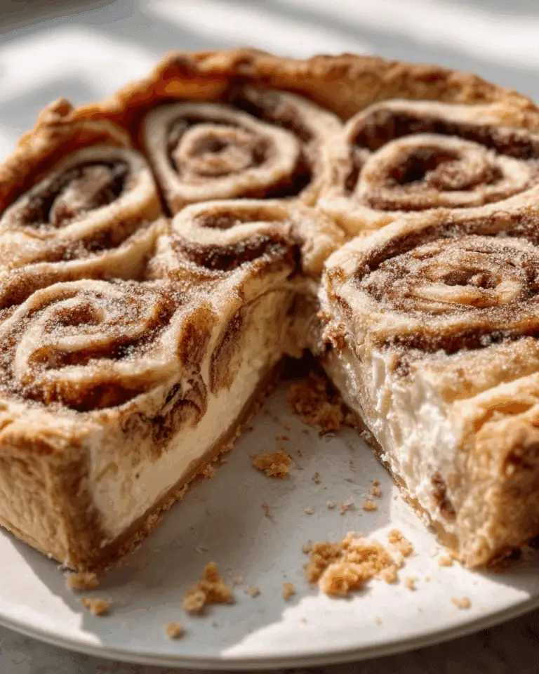 Cinnamon Roll Pie Recipe