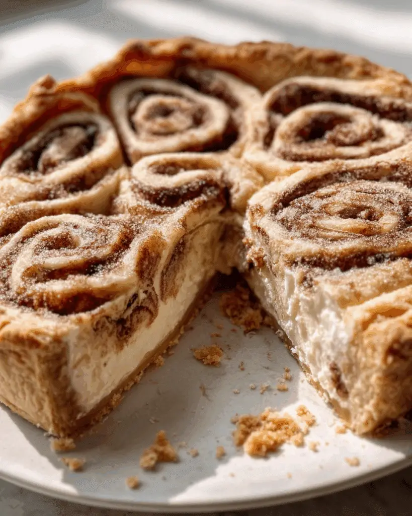 Cinnamon Roll Pie Recipe
