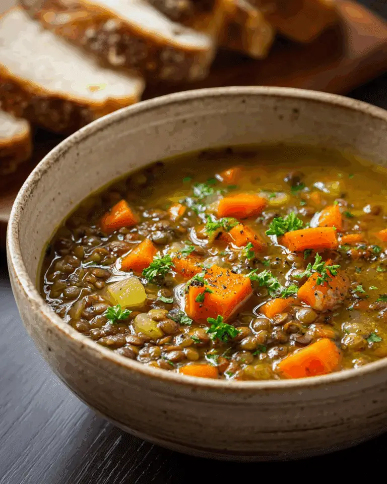 Hearty Lentil and Carrot Soup Recipe