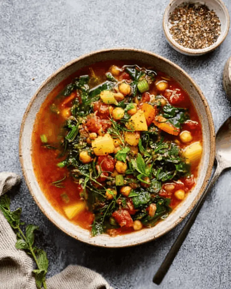 Cozy Chickpea and Kale Soup Recipe