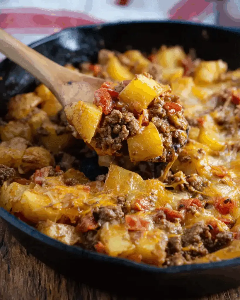 Cheesy Taco Potatoes Recipe