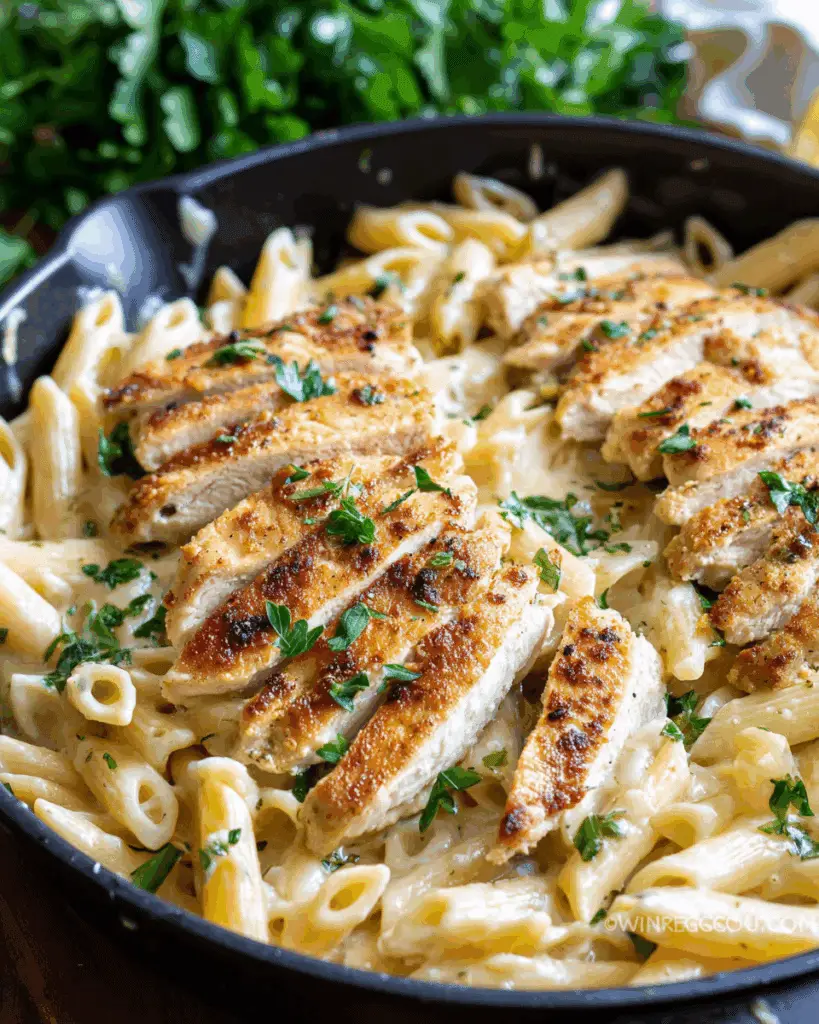 Creamy Chicken and Mushroom Pasta Recipe