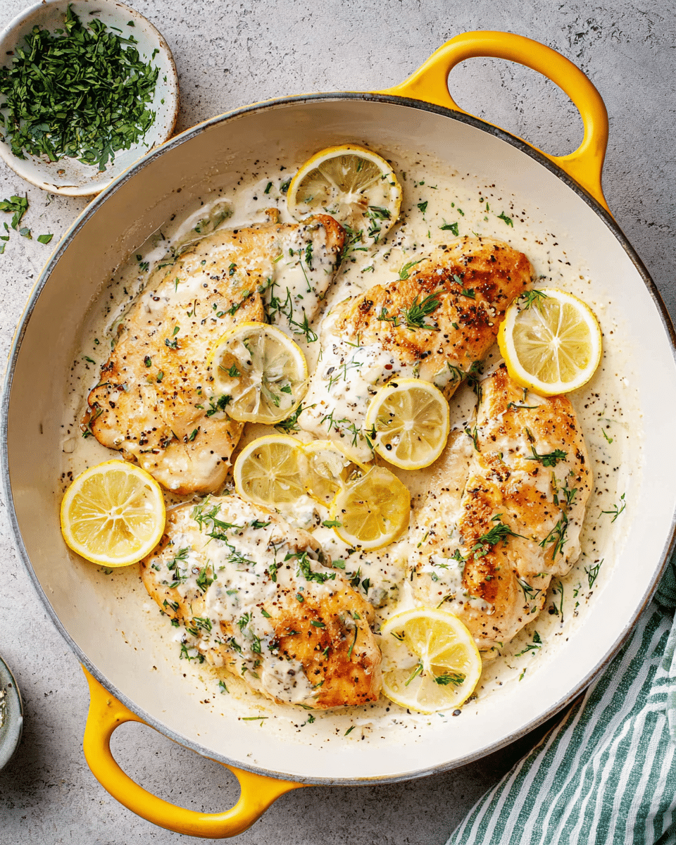 Creamy Lemon Chicken Recipe