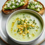 Iced Cucumber-Avocado Soup with Mint Recipe