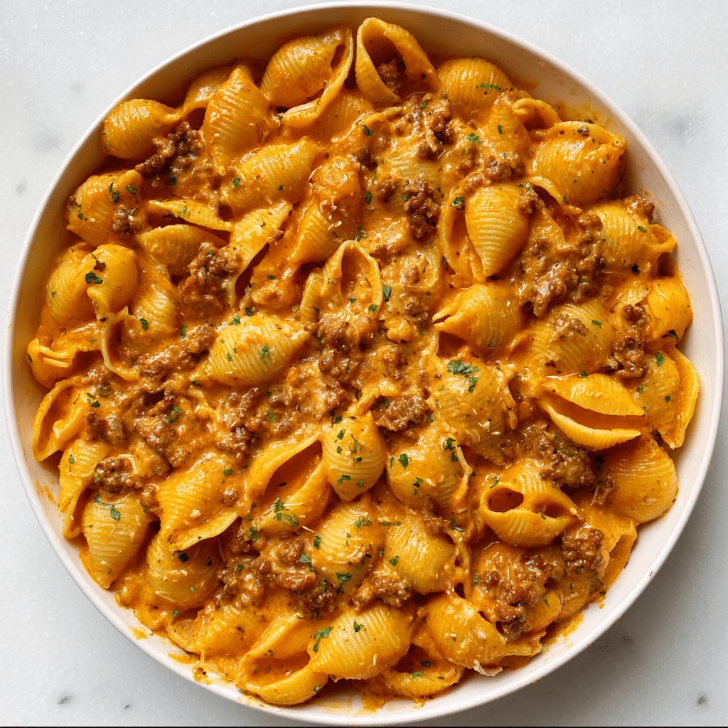 Creamy Beef Pasta (30 Minutes) Recipe - Recipe Image