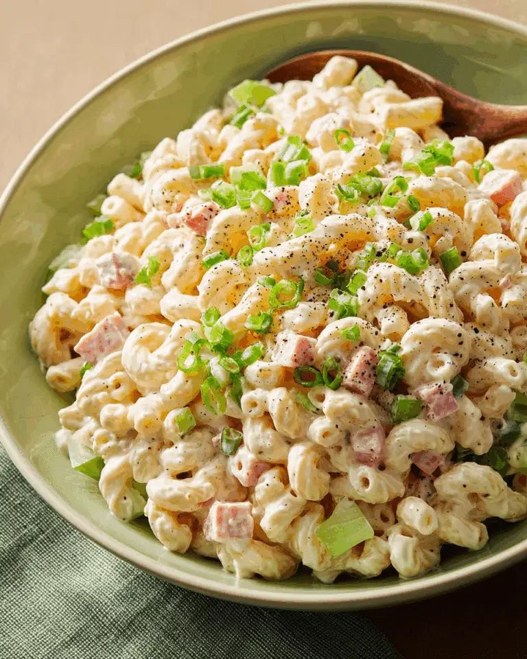 Creamy Macaroni Pasta Salad with Chicken Recipe