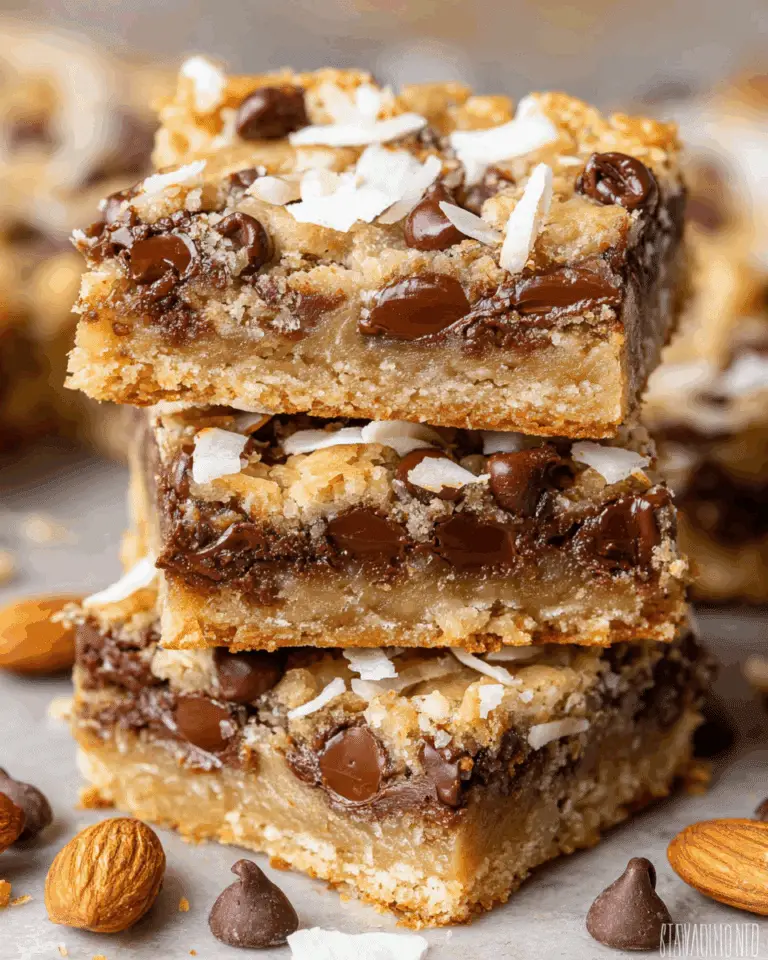Coconut Bars with Chocolate Chips Recipe