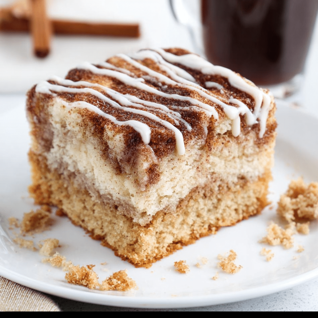 Cinnamon Roll Dump Cake Recipe - Recipe Image