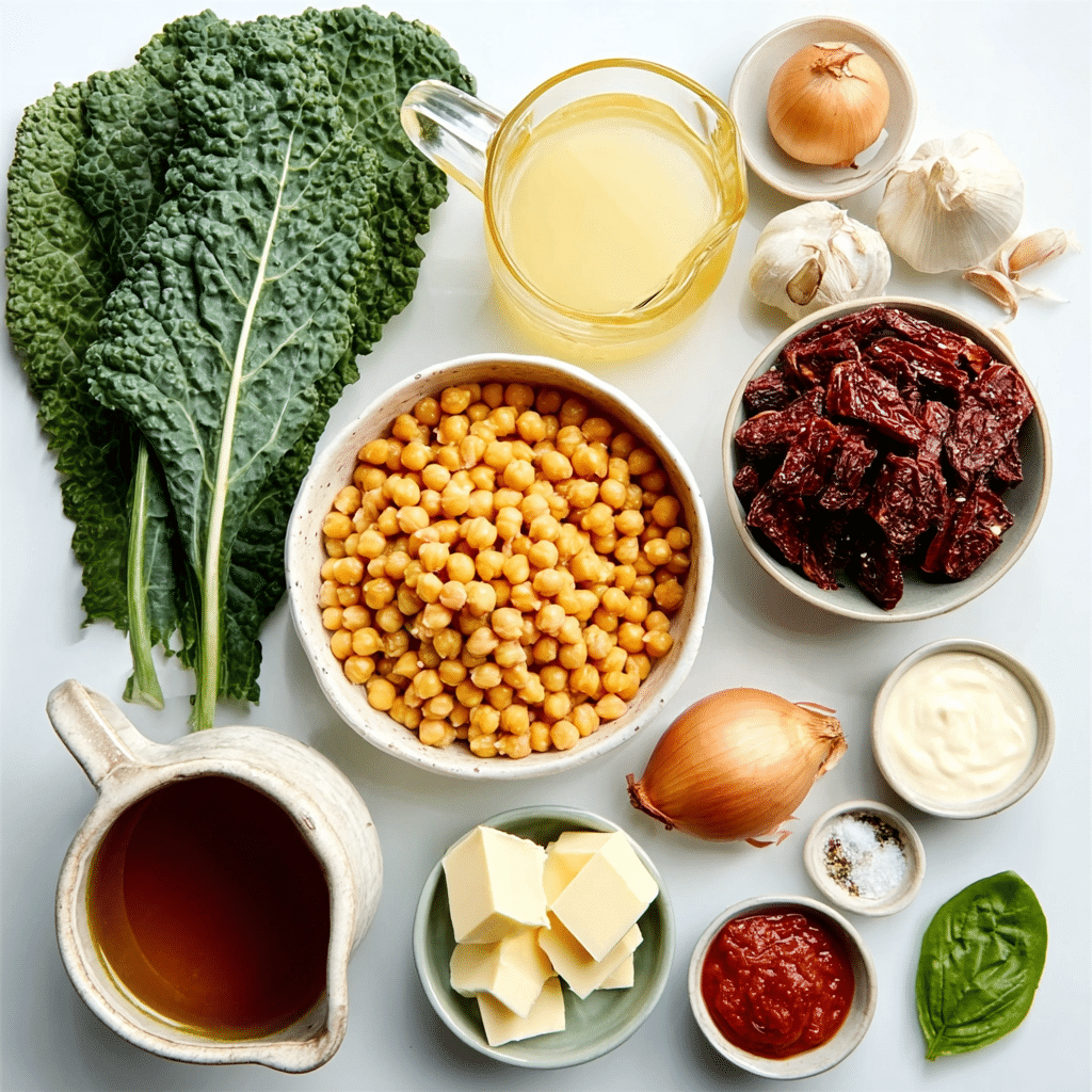 Cozy Chickpea and Kale Soup Recipe - Recipe Image