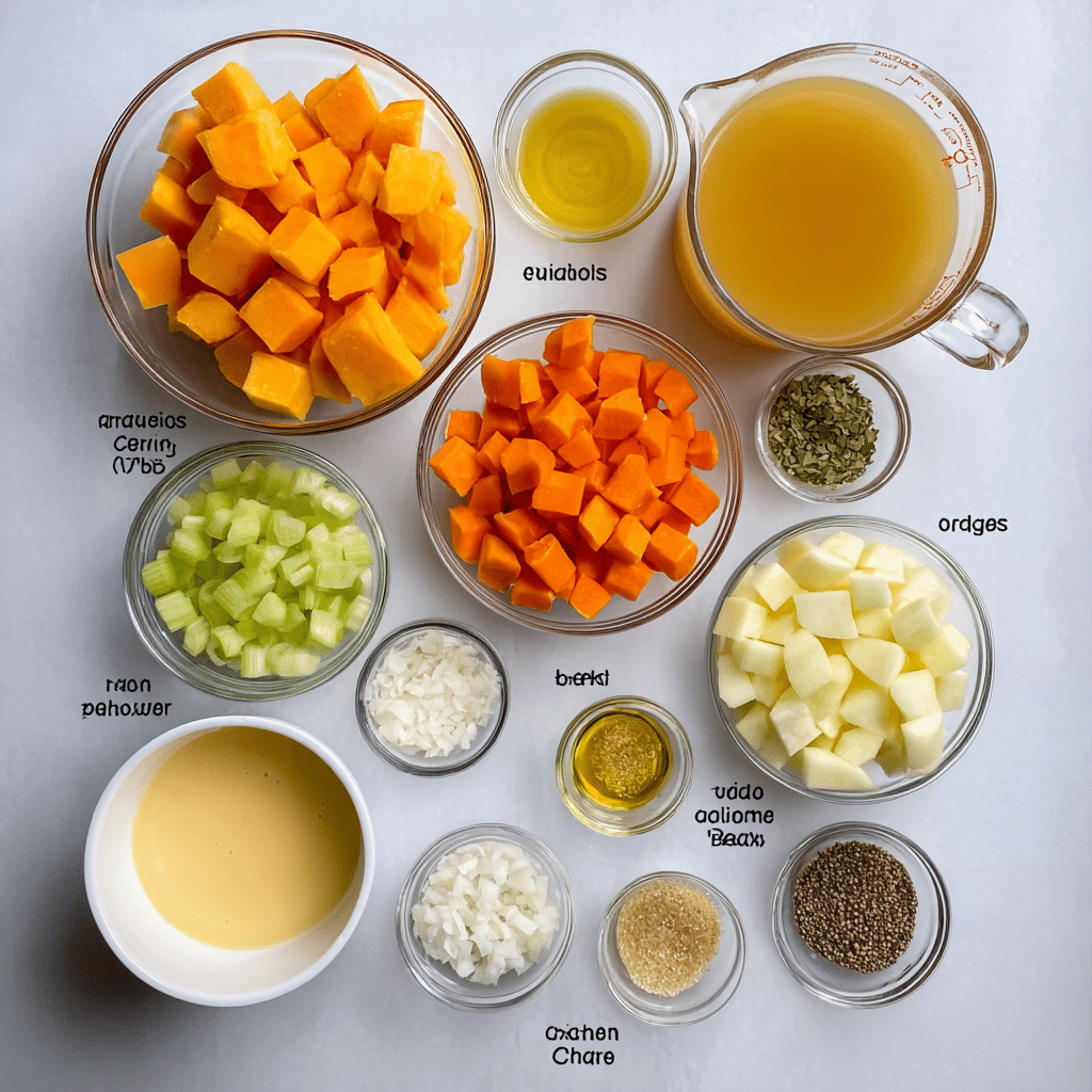 Spiced Pumpkin and Apple Soup Recipe - Recipe Image