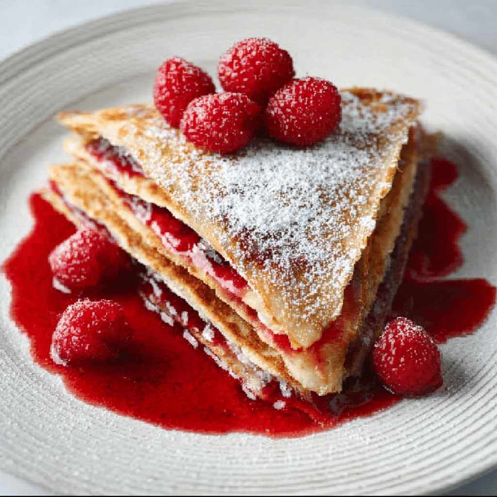 Raspberry Granola Stuffed French Toast Recipe - Recipe Image